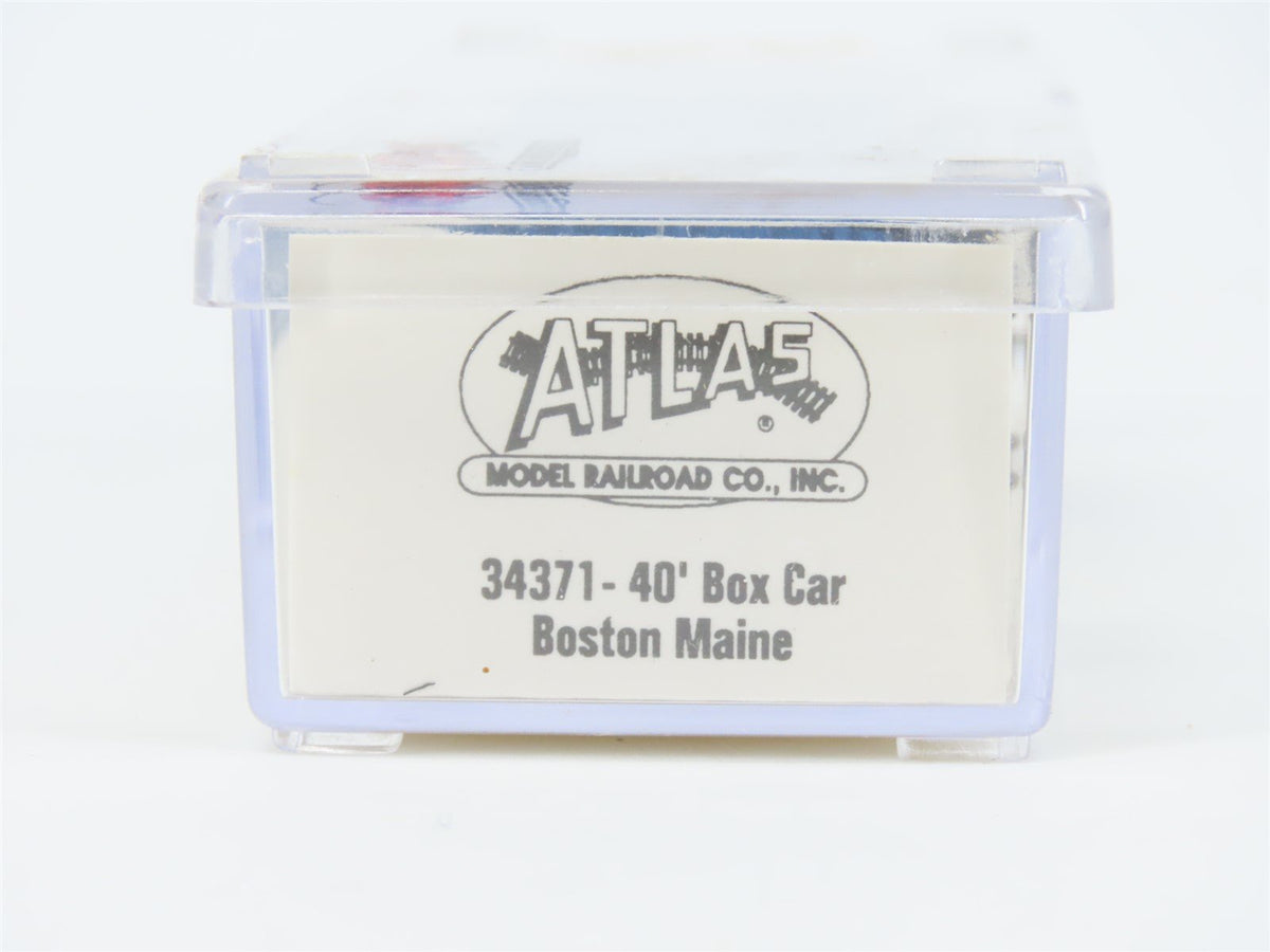 N Scale Atlas 34371 BM Boston &amp; Maine 40&#39; Single Door Box Car #1154