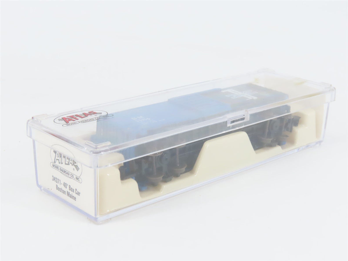 N Scale Atlas 34371 BM Boston &amp; Maine 40&#39; Single Door Box Car #1154