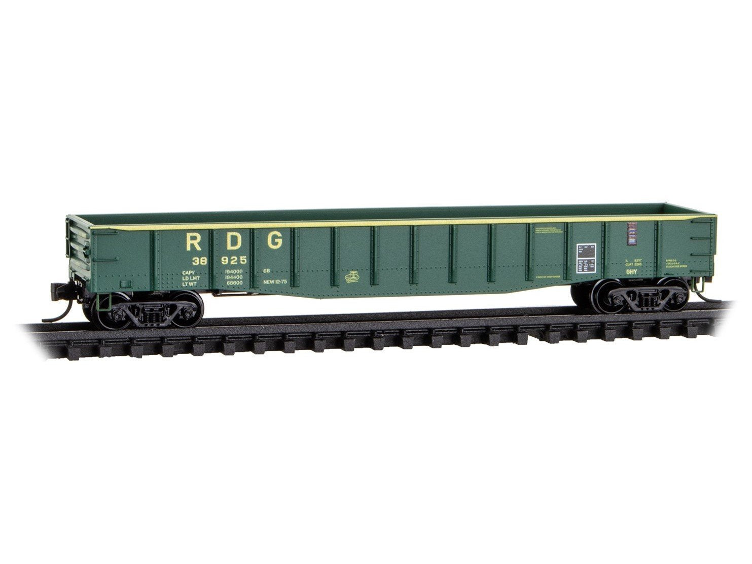 N Micro-Trains MTL 10500086 RDG Reading 50' Steel Side Fixed End Gondola #38925