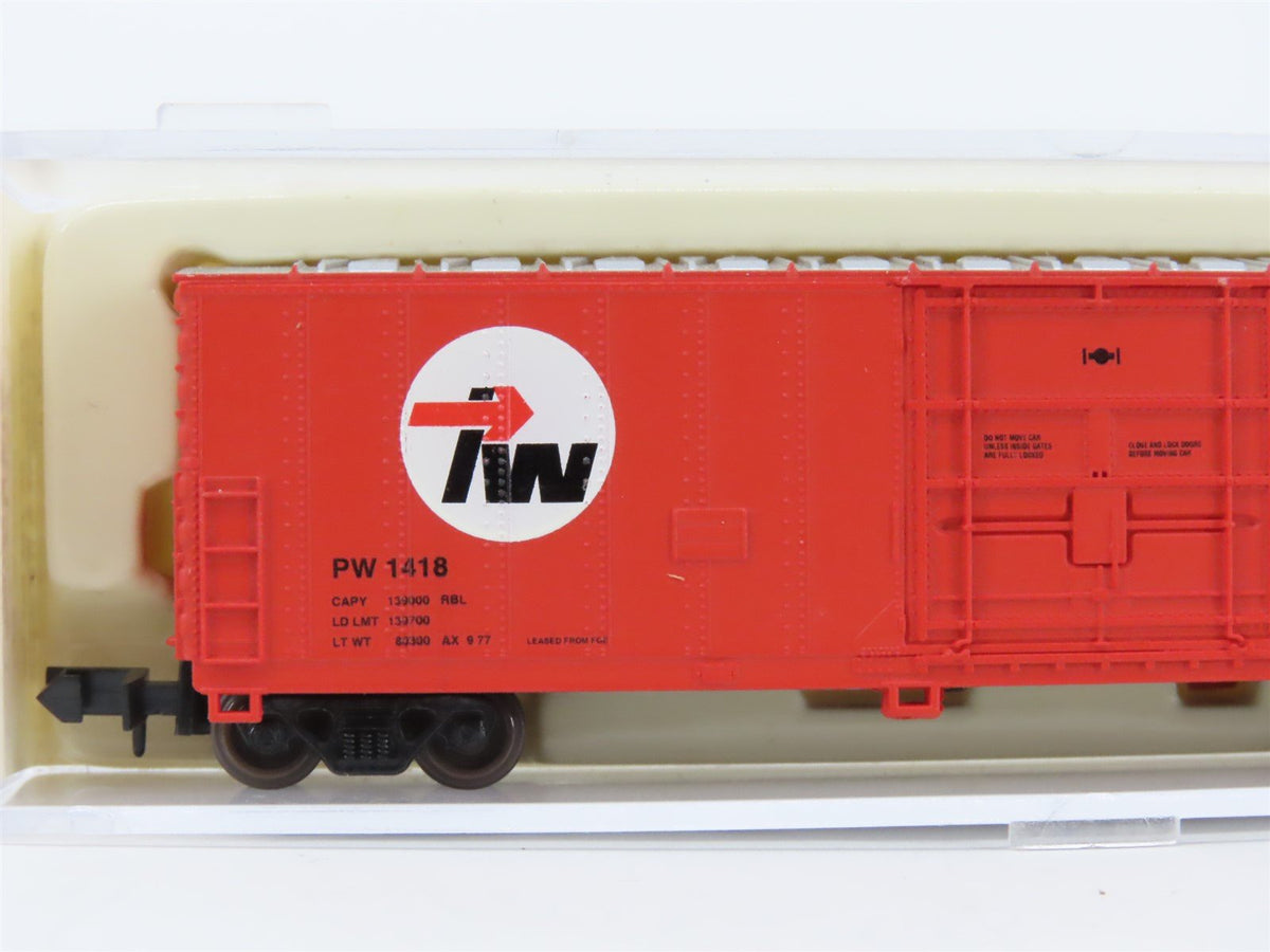 N Scale Atlas 33731 PW Providence &amp; Worcester 50&#39; FGE Box Car #1418