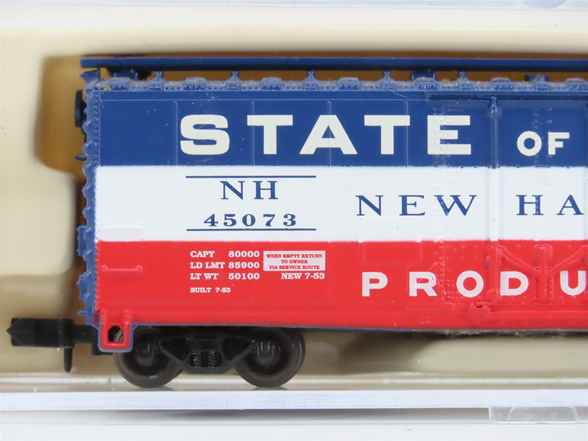 N Scale Atlas 33301 NH State Of Maine 40&#39; Plug Door Box Car #45073