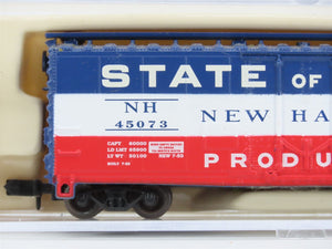 N Scale Atlas 33301 NH State Of Maine 40' Plug Door Box Car #45073