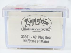 N Scale Atlas 33301 NH State Of Maine 40' Plug Door Box Car #45073