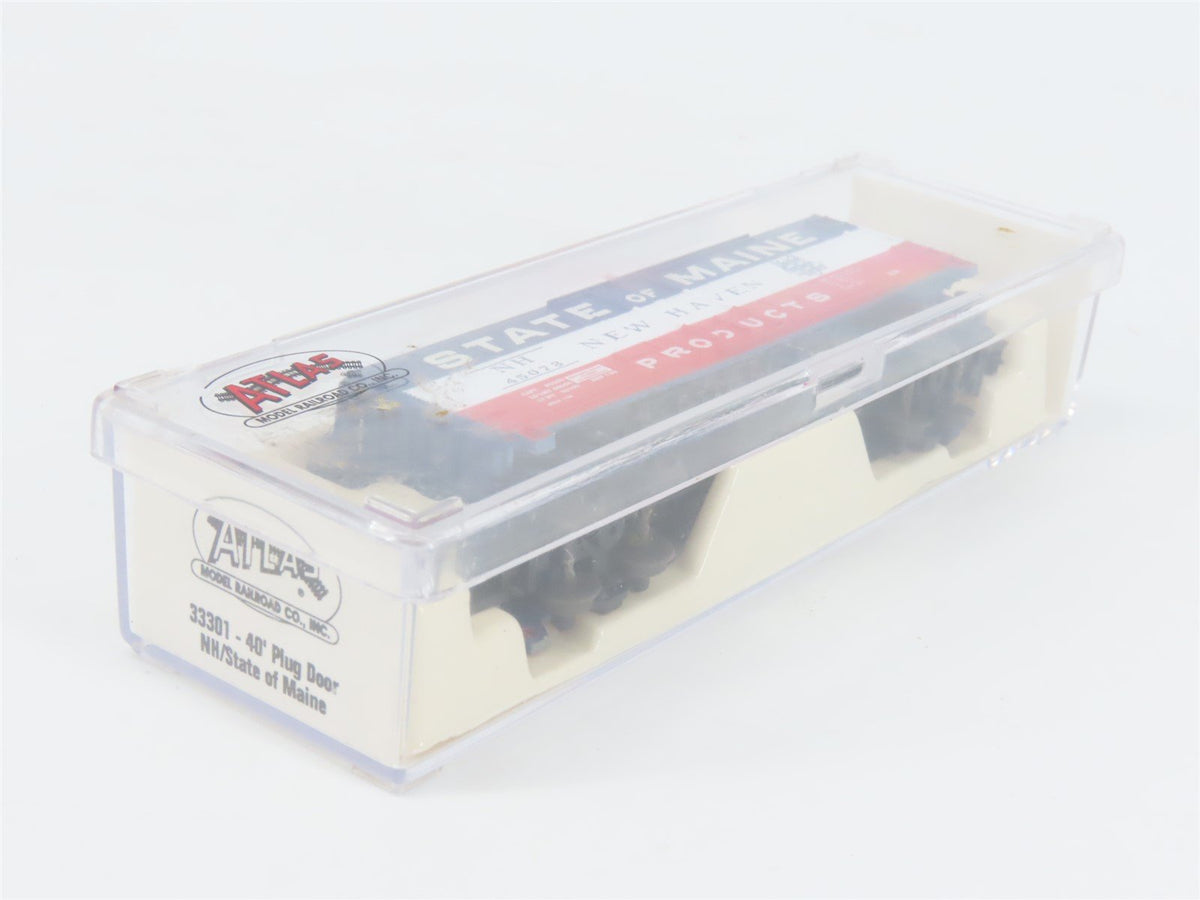 N Scale Atlas 33301 NH State Of Maine 40&#39; Plug Door Box Car #45073