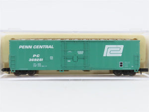 N Scale Atlas 33721 PC Penn Central 50' FGE Plug Door Box Car #369281