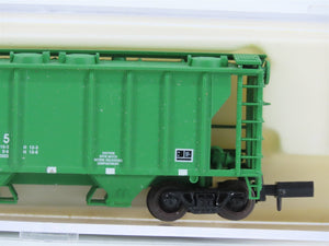 N Scale Atlas 3152 BN Burlington Northern 2-Bay Covered Hopper #424615