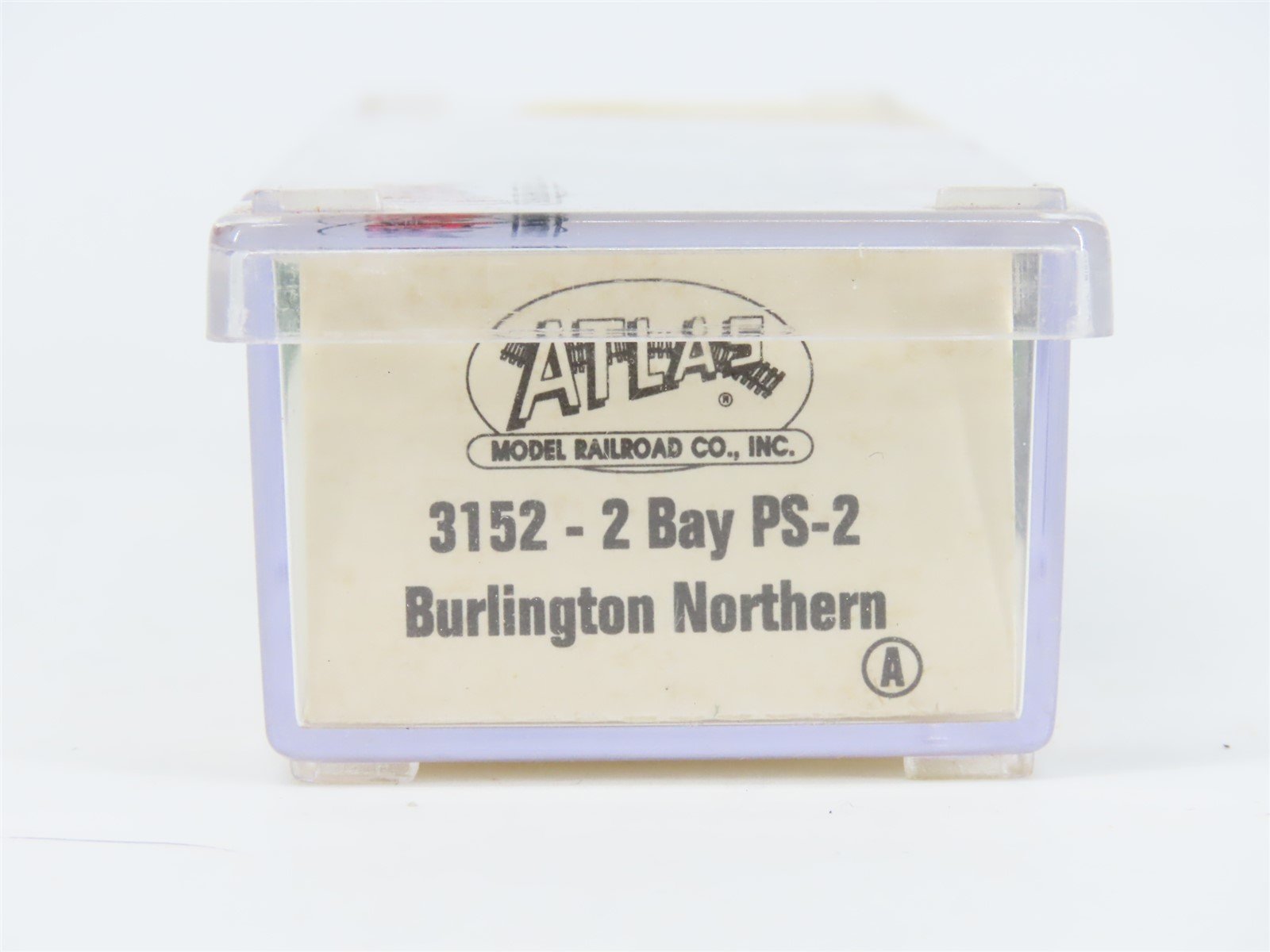 N Scale Atlas 3152 BN Burlington Northern 2-Bay Covered Hopper #424615