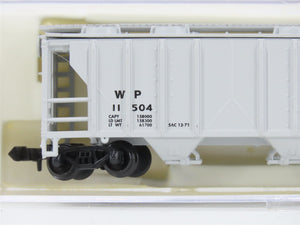N Scale Atlas 3735 WP Western Pacific 3- Bay Covered Hopper #11504