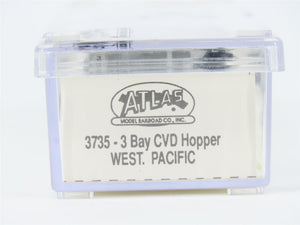 N Scale Atlas 3735 WP Western Pacific 3- Bay Covered Hopper #11504