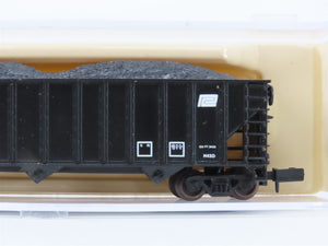 N Scale Atlas 32921 PC Penn Central 3- Bay Hopper #480552 w/ Coal Load