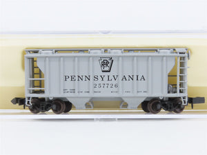 N Scale Atlas 31561 PRR Pennsylvania 2-Bay Covered Hopper #257726