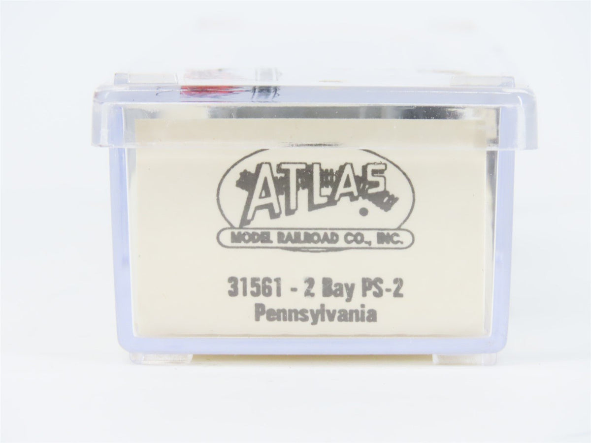 N Scale Atlas 31561 PRR Pennsylvania 2-Bay Covered Hopper #257726