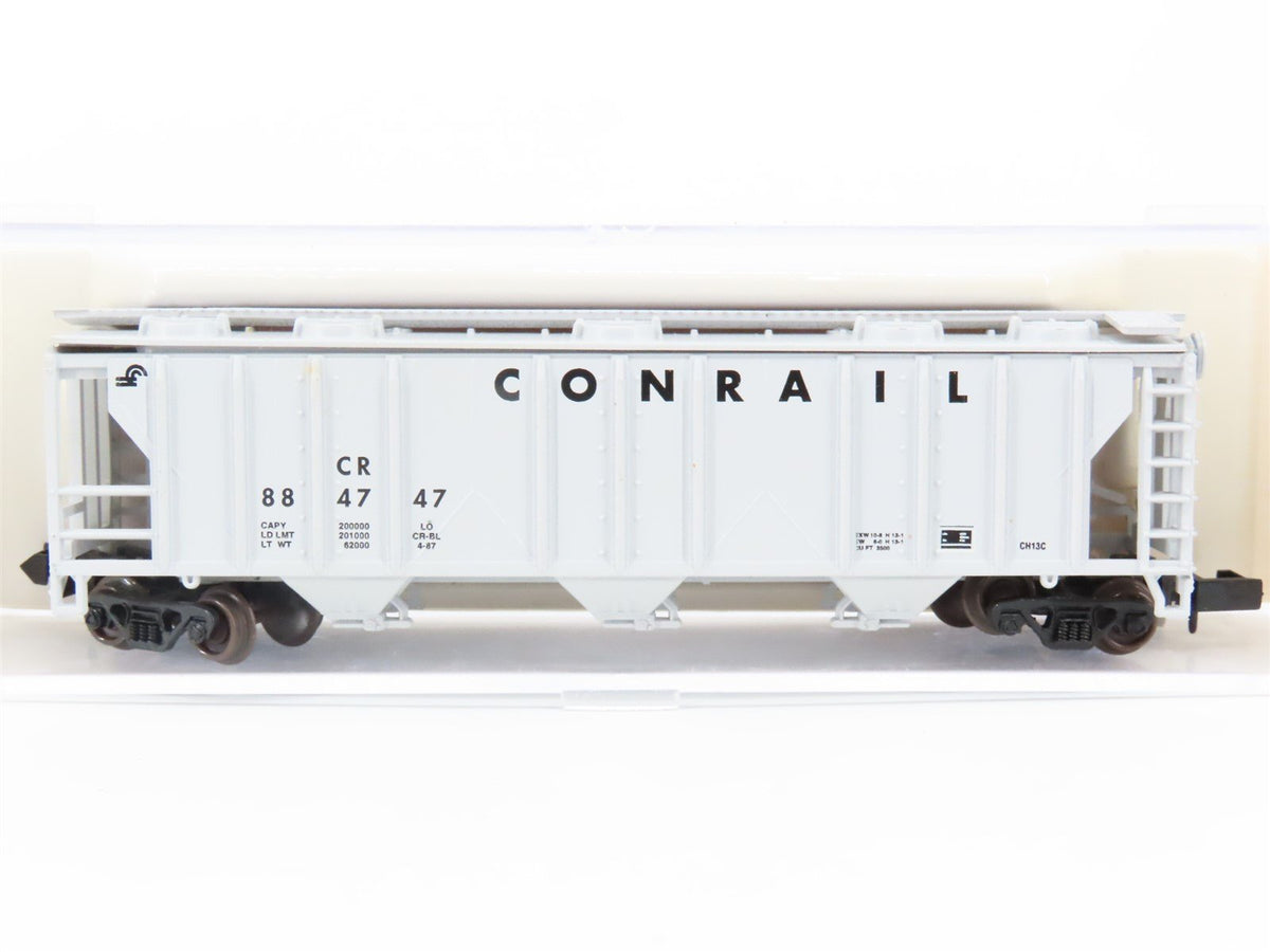 N Scale Atlas CR Conrail 3-Bay Covered Hopper #884747