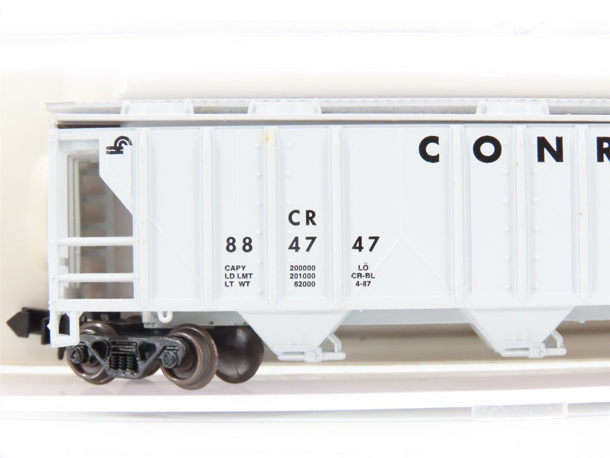N Scale Atlas CR Conrail 3-Bay Covered Hopper #884747