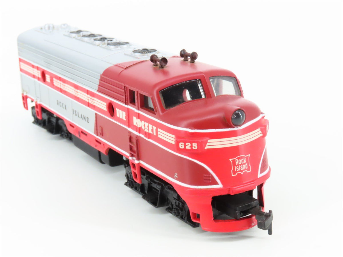 HO Scale Mantua RI Rock Island &quot;Rocket&quot; EMD F7A Diesel Locomotive #625
