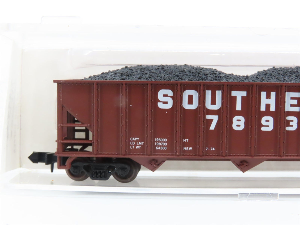 N Scale Atlas 3272 SOU Southern Railway 3-Bay Hopper #78932 w/ Coal Load