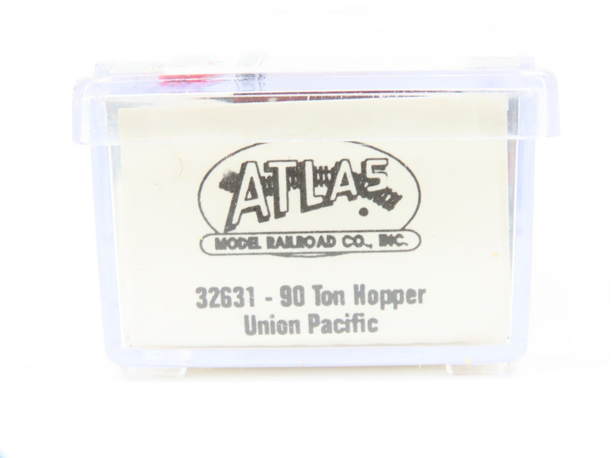 N Scale Atlas 32631 UP Union Pacific 3-Bay Hopper #18442 w/ Coal Load