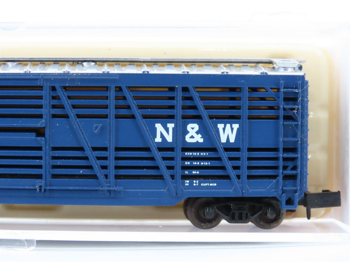 N Scale Atlas 35421 N&amp;W Norfolk &amp; Western 50&#39; Stock Car #316612