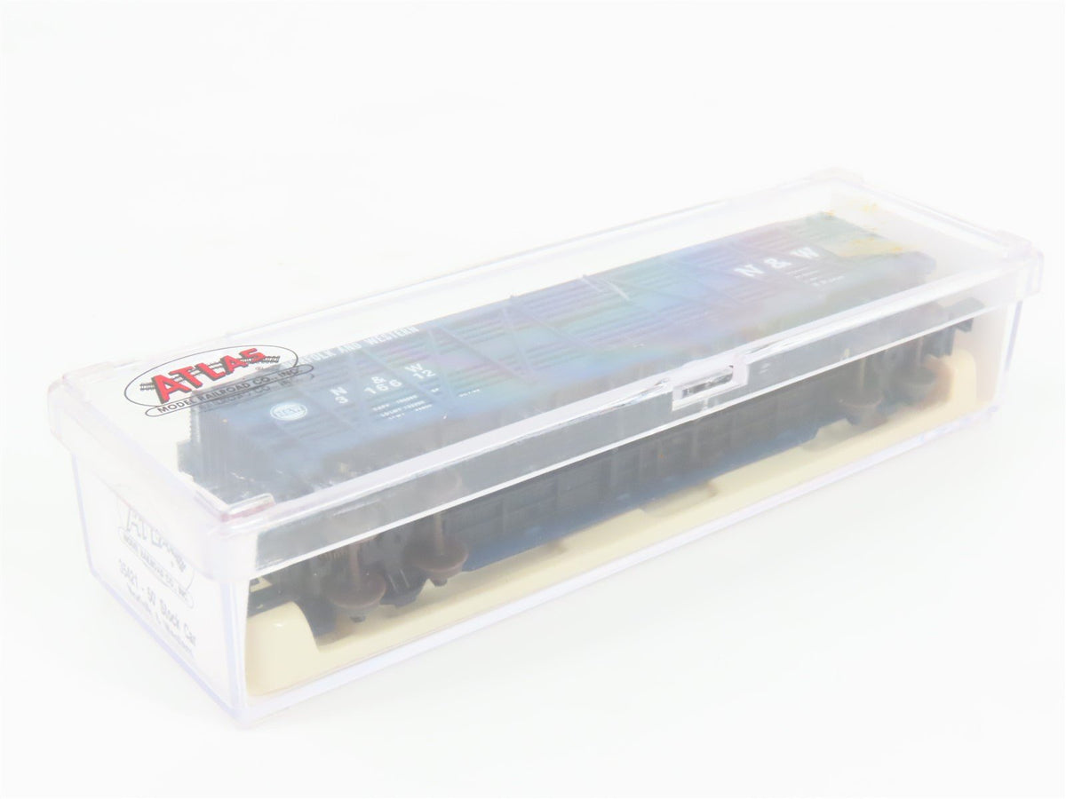 N Scale Atlas 35421 N&amp;W Norfolk &amp; Western 50&#39; Stock Car #316612
