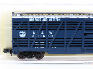 N Scale Atlas 3542 N&W Norfolk & Western 50' Stock Car #316600