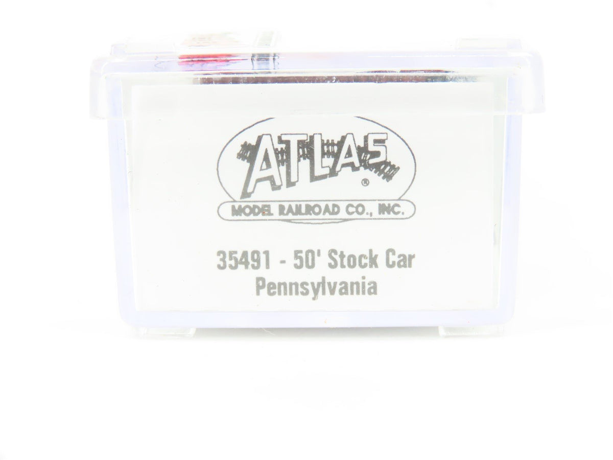 N Scale Atlas 35491 PRR Pennsylvania 50&#39; Stock Car #130010