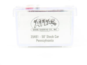 N Scale Atlas 35491 PRR Pennsylvania 50' Stock Car #130010