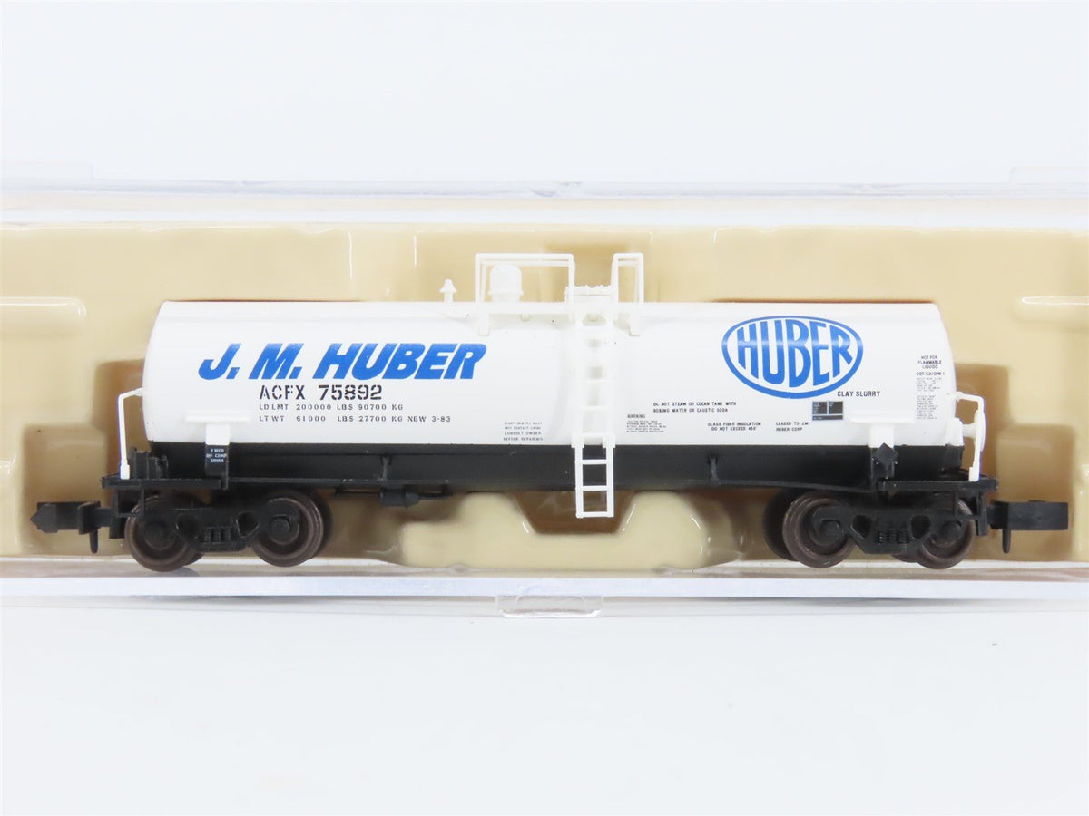N Scale Atlas 34823 ACFX J.M. Huber Kaolin Tank Car #75892