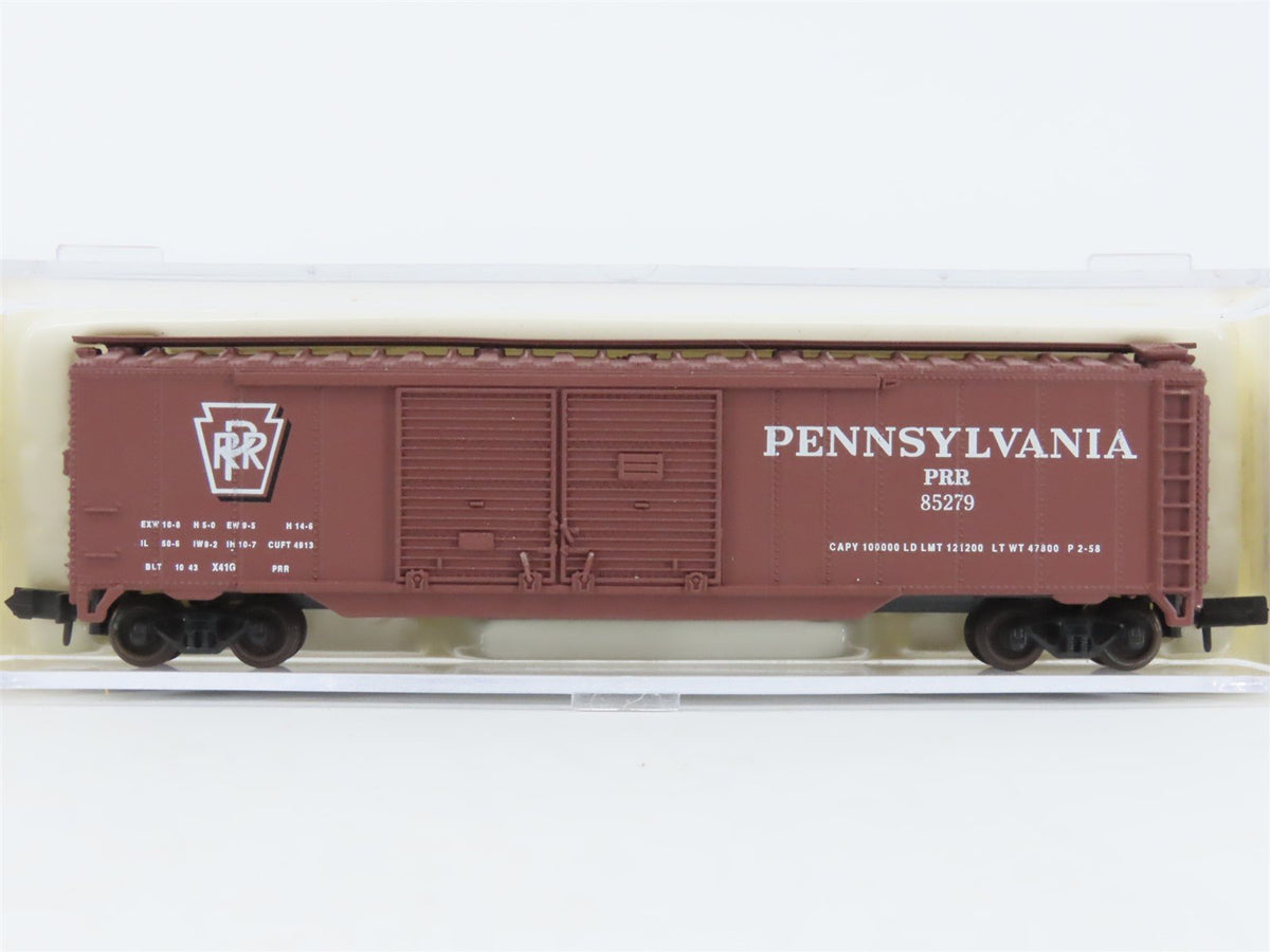 N Scale Atlas 36051 PRR Pennsylvania 50&#39; Double Door Box Car #85279