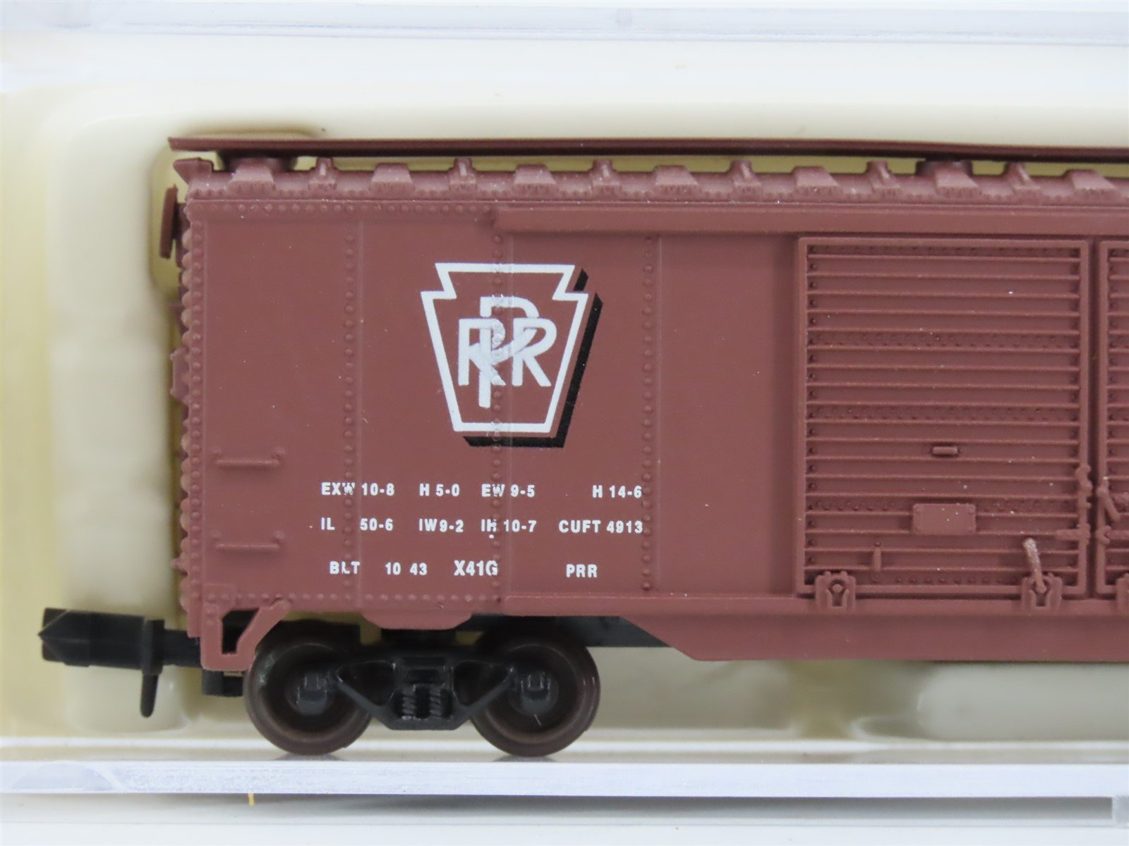 N Scale Atlas 36051 PRR Pennsylvania 50' Double Door Box Car #85279