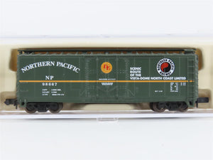 N Scale Atlas 33321 NP Northern Pacific 40' Plug Door Box Car #98667