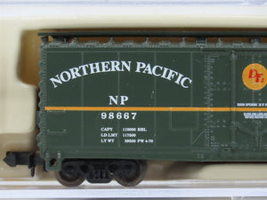 N Scale Atlas 33321 NP Northern Pacific 40' Plug Door Box Car #98667