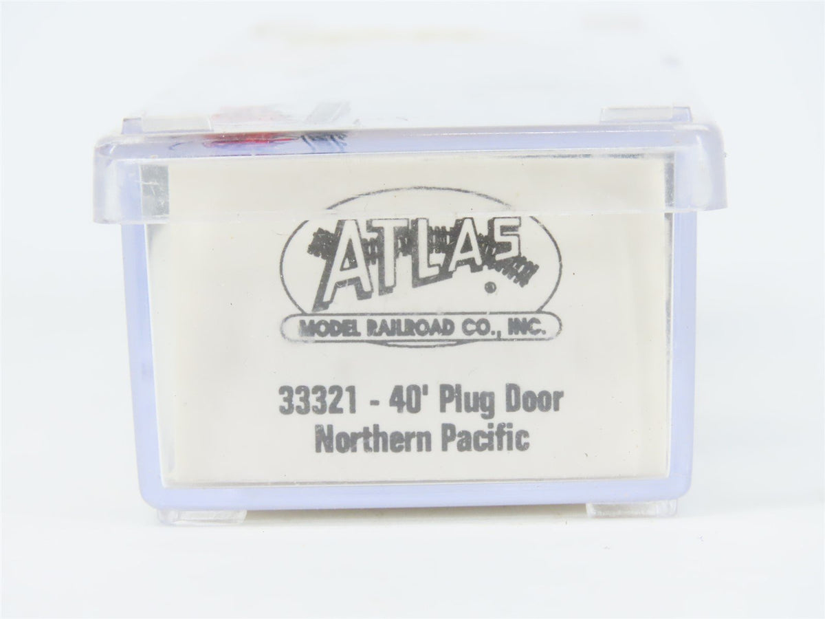 N Scale Atlas 33321 NP Northern Pacific 40&#39; Plug Door Box Car #98667