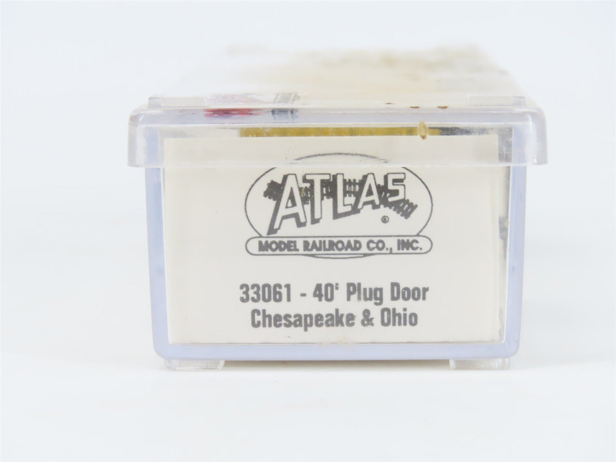 N Scale Atlas 33061 C&amp;O Chesapeake &amp; Ohio &quot;Progress&quot; 40&#39; Plug Door Box Car #7876