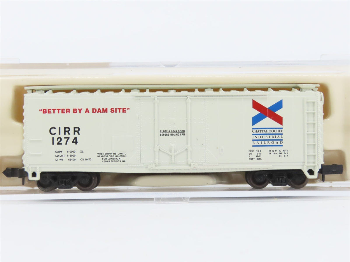N Scale Atlas 33121 CIRR Chattahoochee Industrial Railroad 40&#39; Box Car #1274