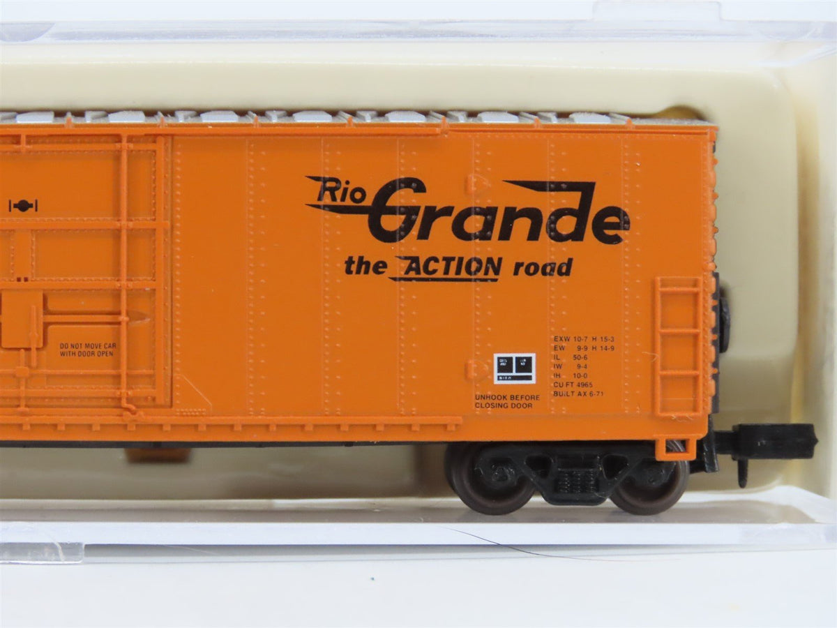 N Scale Atlas 33632 D&amp;RGW Rio Grande 50&#39; FGE Plug Door Box Car #61264