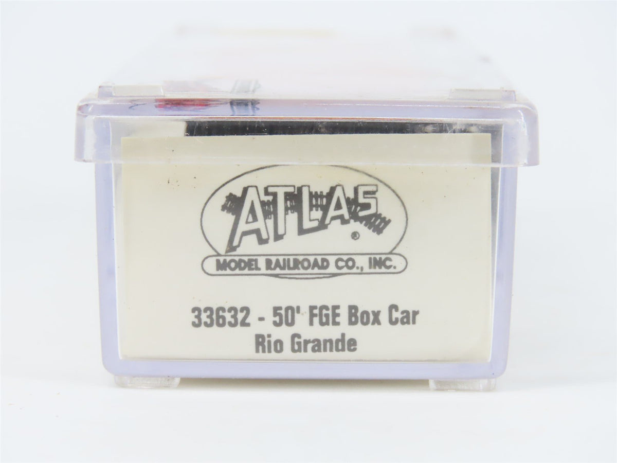 N Scale Atlas 33632 D&amp;RGW Rio Grande 50&#39; FGE Plug Door Box Car #61264