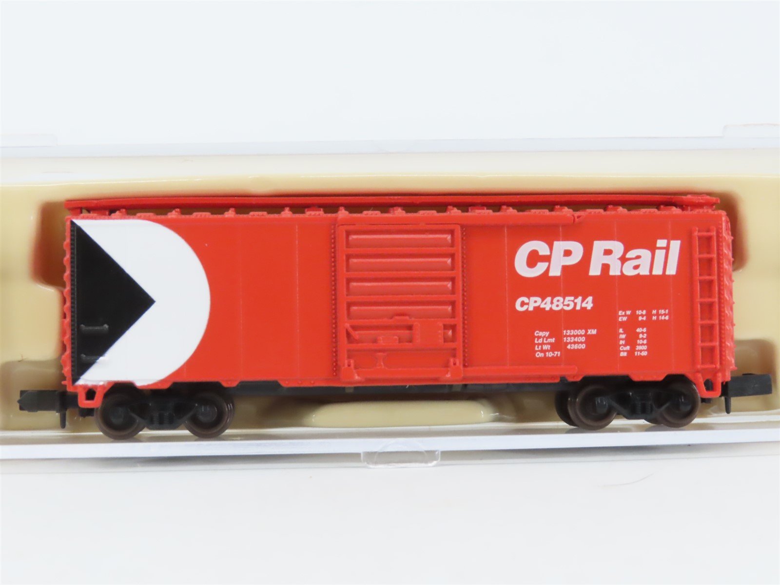 N Scale Atlas 34361 CP Rail 40' Single Door Box Car #48514