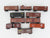 LOT of 10 HO Scale SOU Southern & SP Southern Pacific Box Cars & Caboose