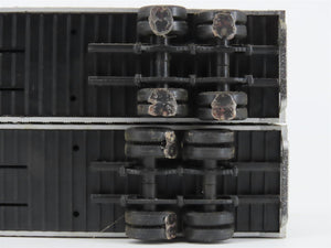 LOT of 3 HO Scale Unlettered & SP Southern Pacific Flat Cars w/ 2 ATSF Trailers