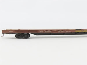 LOT of 3 HO Scale Unlettered & SP Southern Pacific Flat Cars w/ 2 ATSF Trailers