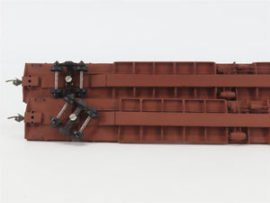 LOT of 3 HO Scale Unlettered & SP Southern Pacific Flat Cars w/ 2 ATSF Trailers