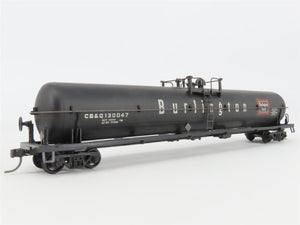 LOT of 2 HO Scale CB&Q Burlington Route 62' Tank Cars #130047