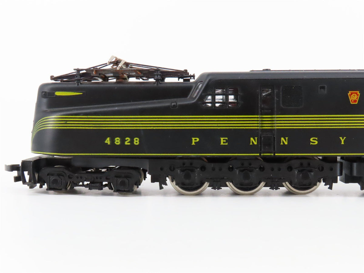 HO Scale MEHANO PRR Pennsylvania Brunswick 5-Stripe GG-1 Electric #4828