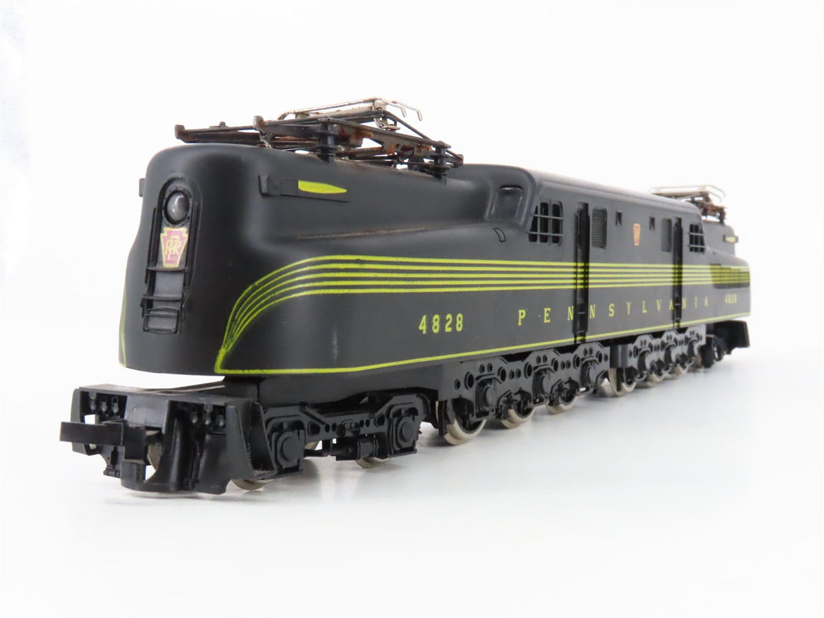 HO Scale MEHANO PRR Pennsylvania Brunswick 5-Stripe GG-1 Electric #4828