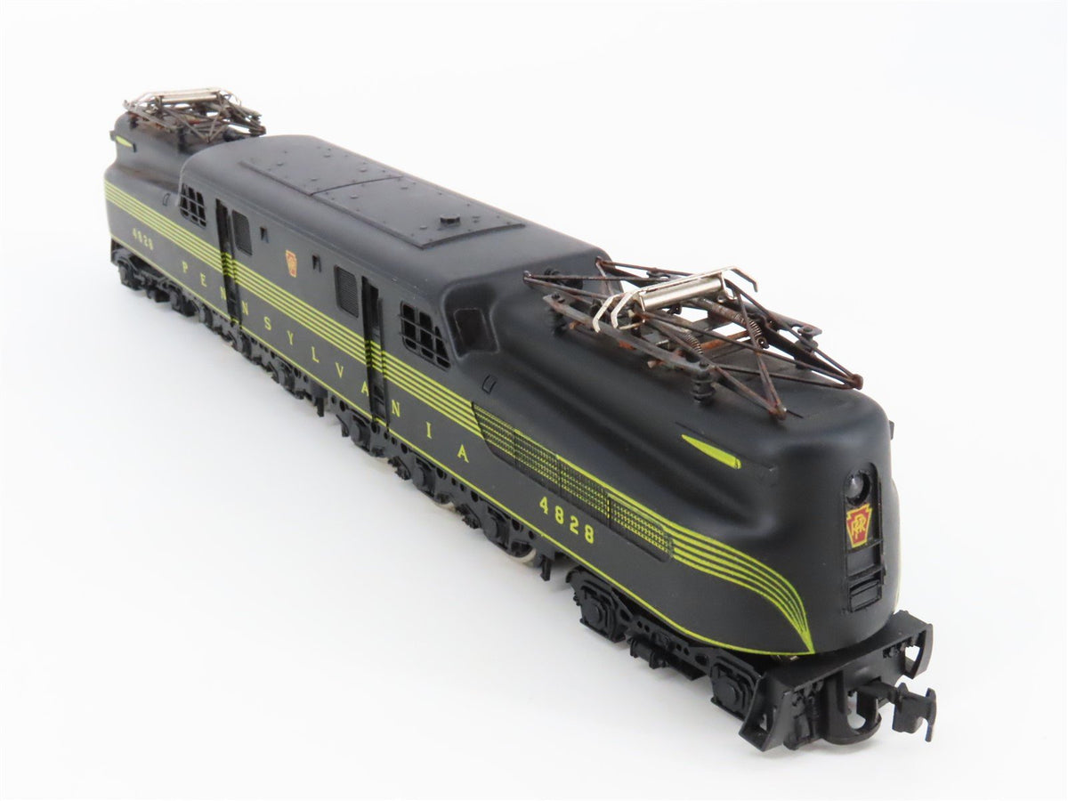 HO Scale MEHANO PRR Pennsylvania Brunswick 5-Stripe GG-1 Electric #4828