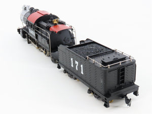 HO Mantua C&EI Chicago & Eastern Illinois 2-8-2 Camelback Steam & Tender #171