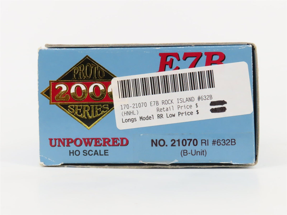 HO Scale Proto 2000 21070 RI Rock Island E7B Diesel Locomotive #632B UNPOWERED