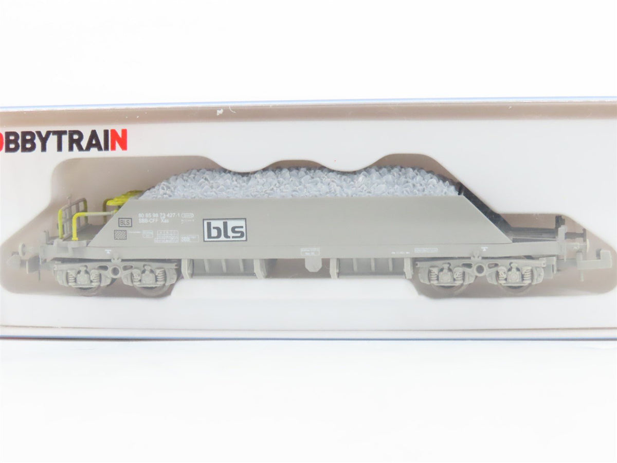 N Scale Hobbytrain H23053 BLS Railway Ballast Wagon 2-Pack