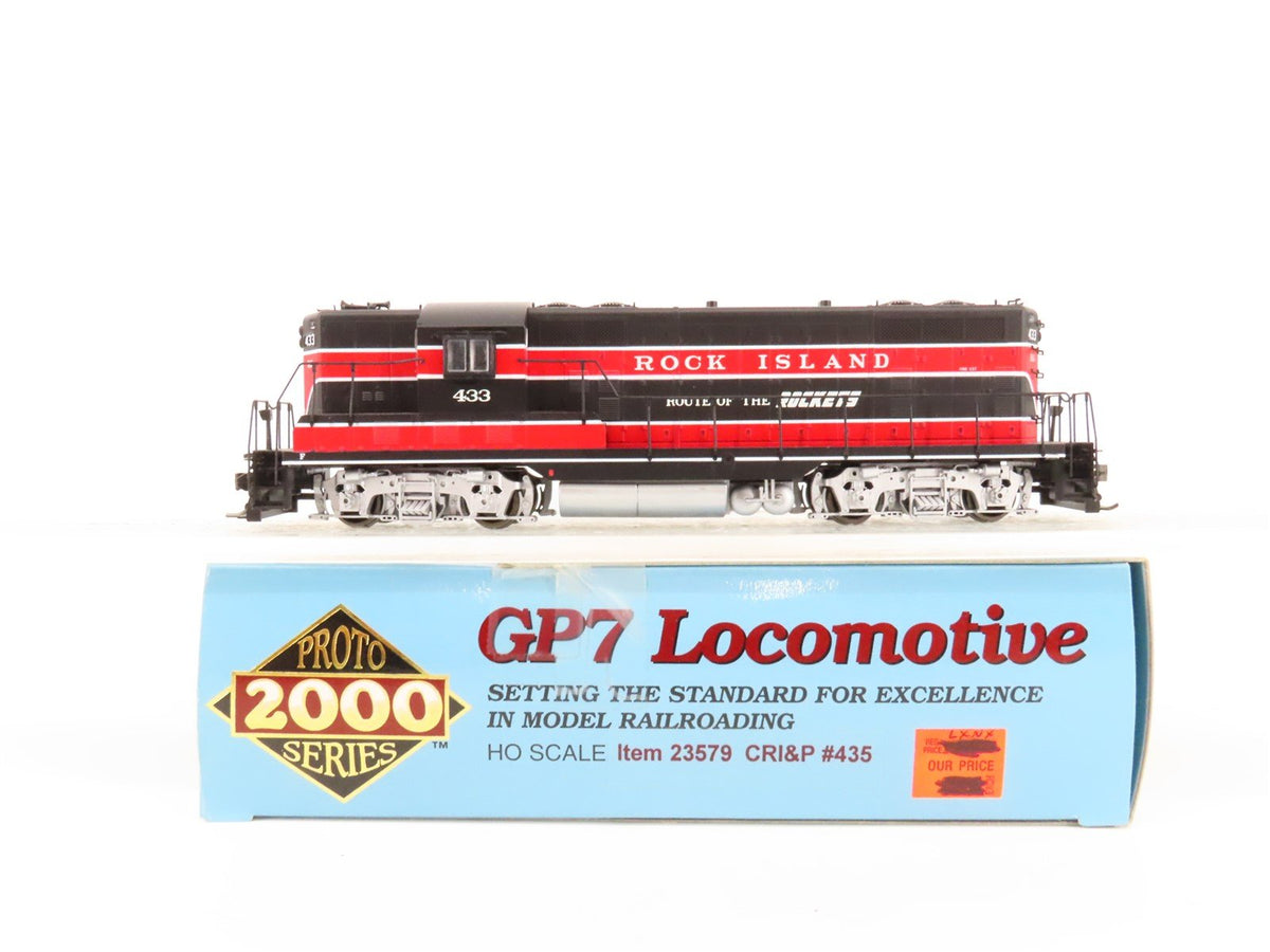 HO Scale Proto 2000 23579 RI Rock Island GP7 Diesel Locomotive #433
