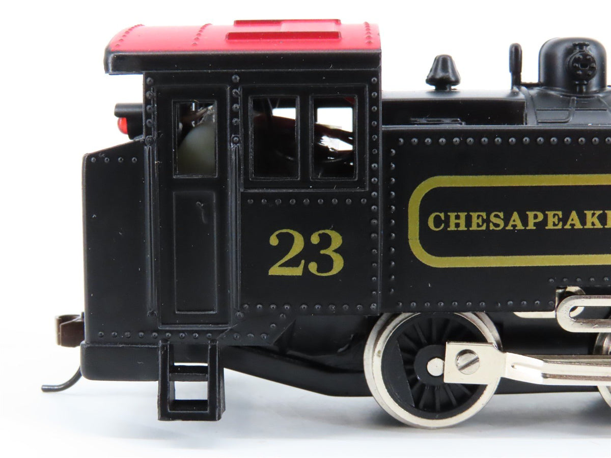 HO Scale C&amp;O Chesapeake &amp; Ohio 0-4-0 Steam Locomotive #23 Customized